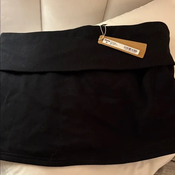 Skims cotton fleece FOLDOVER MINI SKIRT small - Picture 4 of 6